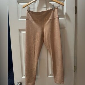 Zyia metallic leopard legging - size 8-10